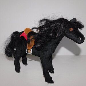 Vintage Madeline Black Horse Clarabelle 9" Plush with Sound Learning Curve 2002
